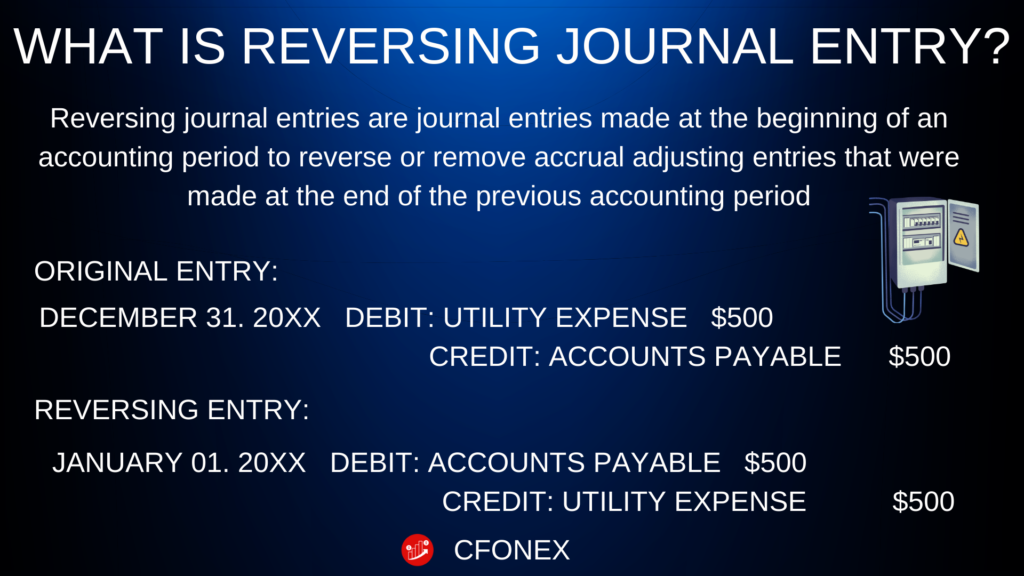  what is reversing journal entry